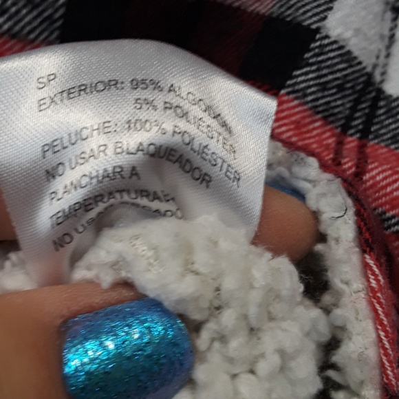 CI Sono plaid Sherpa lined button down shirt - Picture 7 of 7